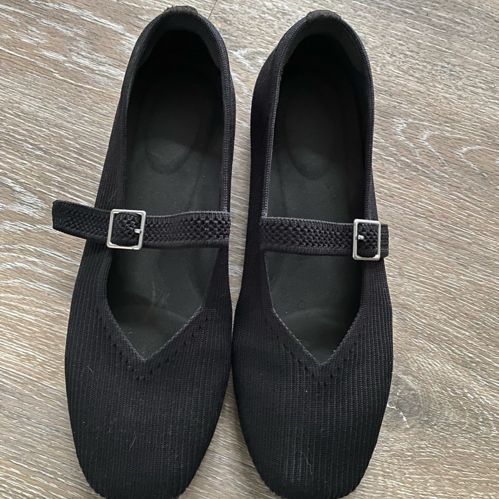 VIVAIA Square Toe Mary Jane Shoes